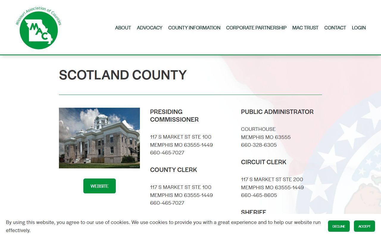 Scotland County Missouri divorce records association of counties directory